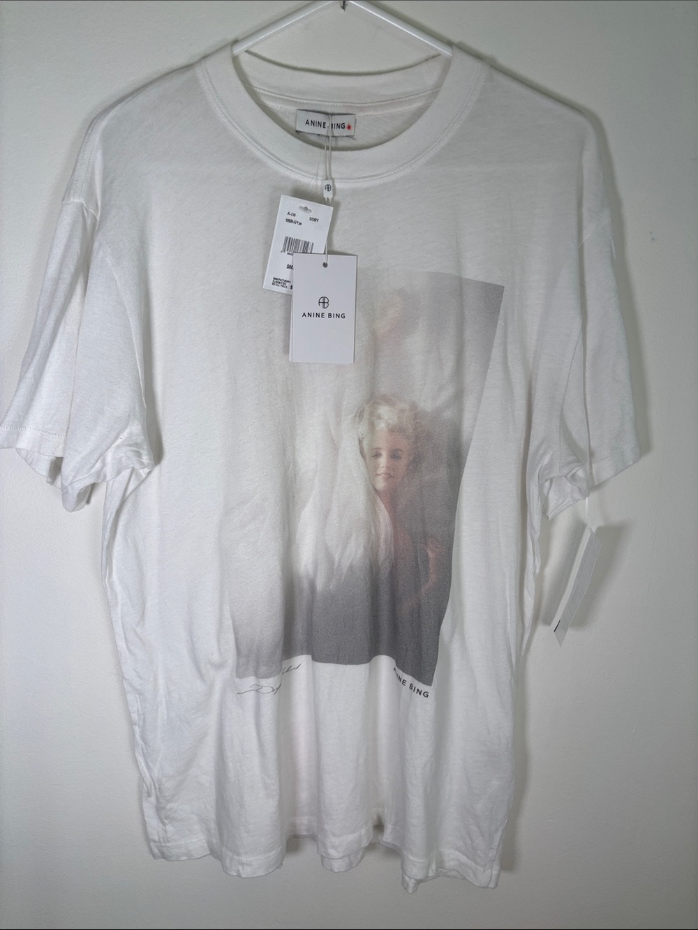 ANINE BING Lili Tee AB x MM x DK Marilyn Monroe Tee – Size Small – NWT - Picture 1 of 16
